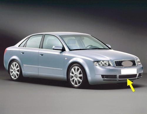 Audi A4 2001-2004 Ön Tampon Alt Orta Izgara Kromlu 8E0807647
