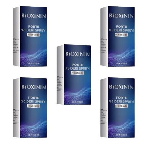 Bioxinin Forte Minoksidil %5 Deri Spreyi 60 ml 5 Adet