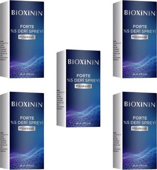 Bioxinin Forte Minoksidil %5 Deri Spreyi 60 ml 5 Adet
