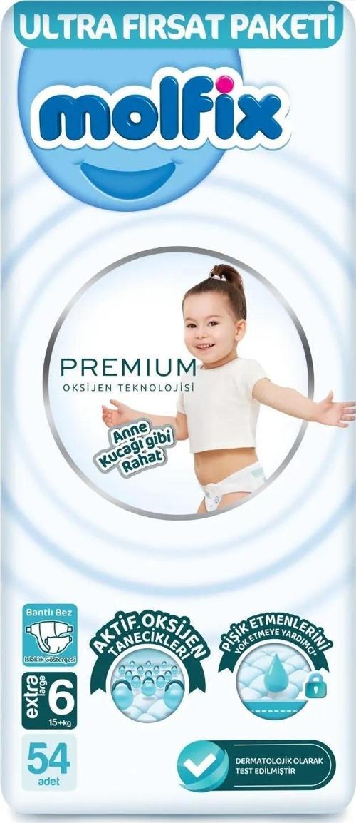 Premium Ultra Fırsat Paketi 6 Beden 54x2 108 Adet