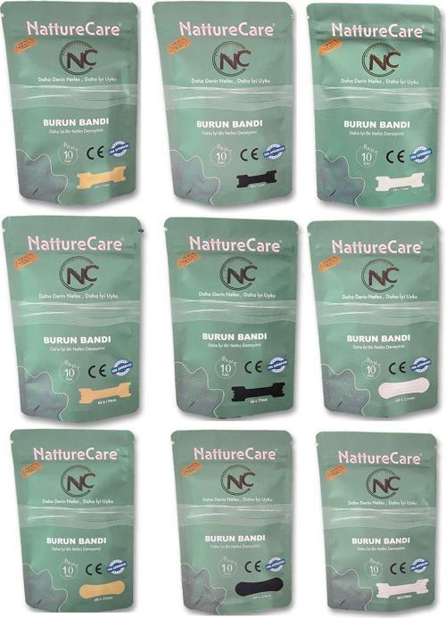 Yeni Nesil Nefes Almaya Yardımcı Ve Horlamayı Azaltan Burun Bandı 9'Lu Set , Tüm Varyantlar