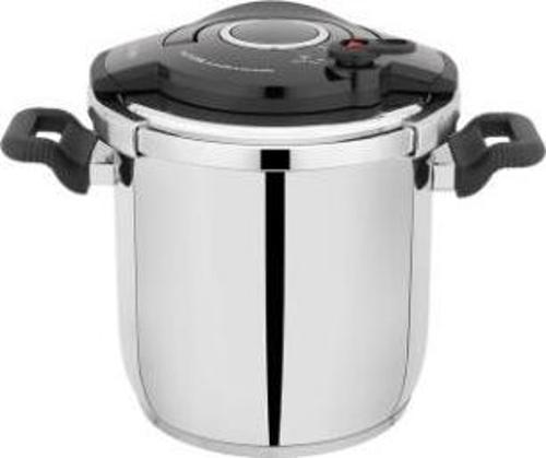 Cooky 7 Litre Düdüklü Tencere Siyah-Füme