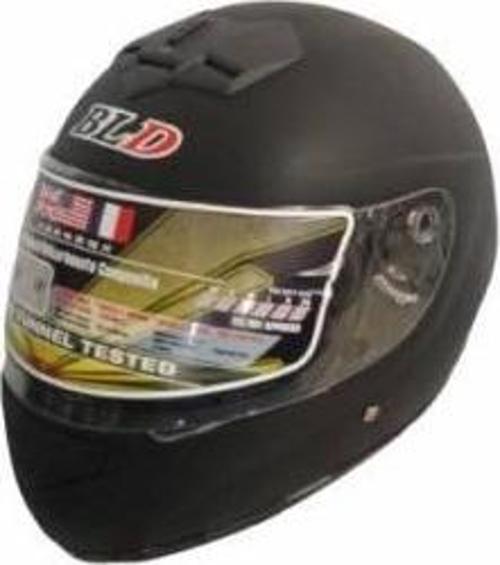 Bld 918 Boyunluklu MatSiyah Motosiklet Kask ( S Beden )