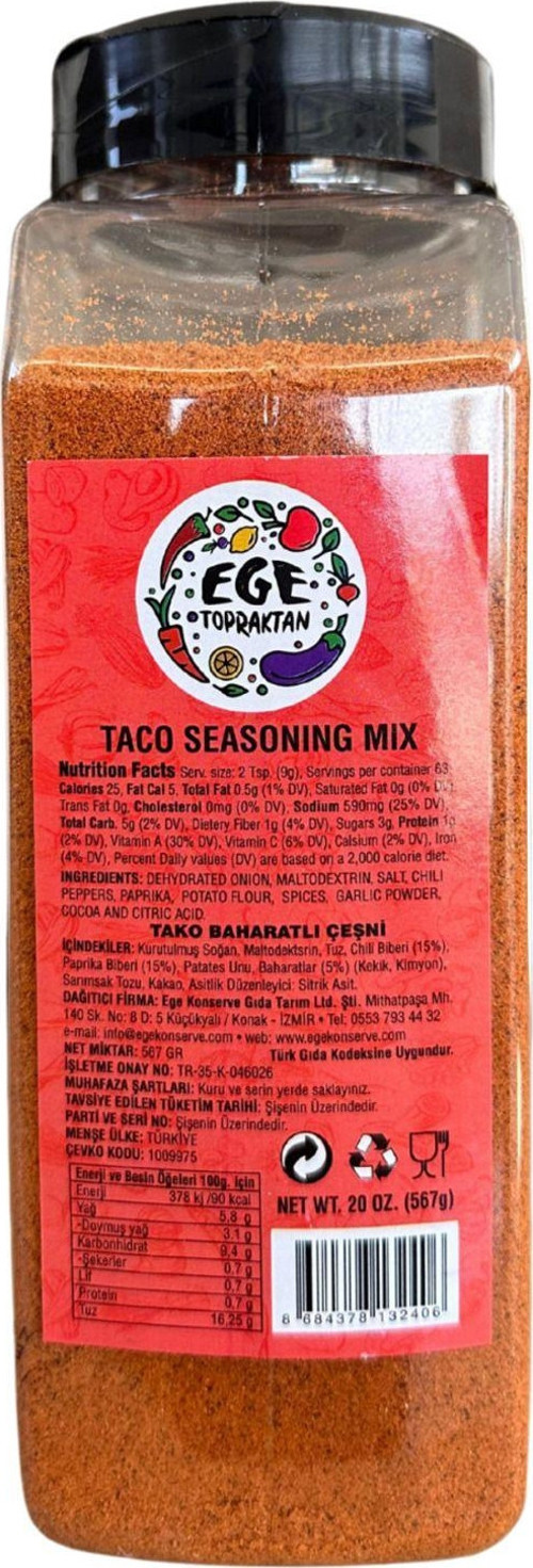 Ege Taco Baharatı 567 G