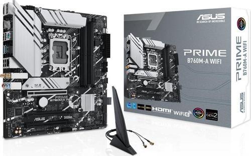 Prime B760M-A WIFI Intel B760 7200 MHz (OC) Soket 1700 mATX Anakart