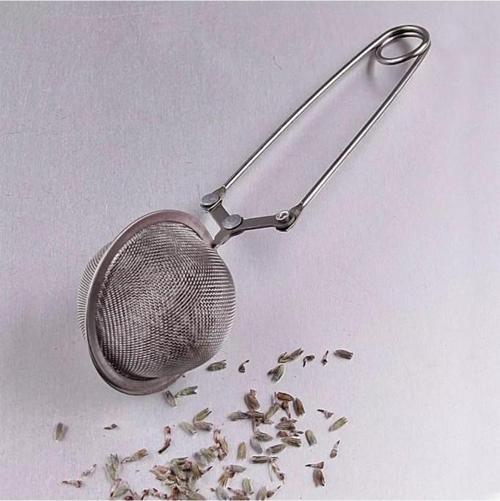 Paslanmaz Metal Maşalı Bitki Çay Süzgeci Süzgeç Küçük