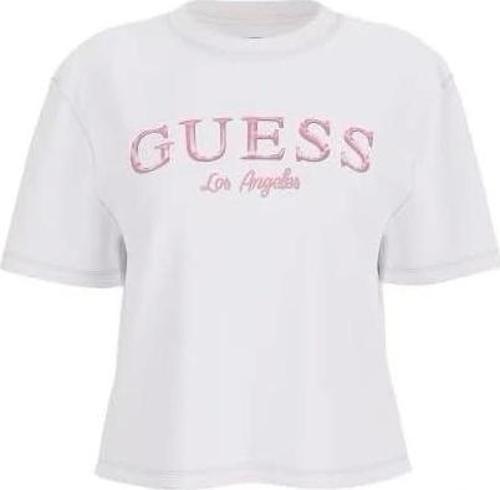Kadın Beyaz Crop T-Shirt