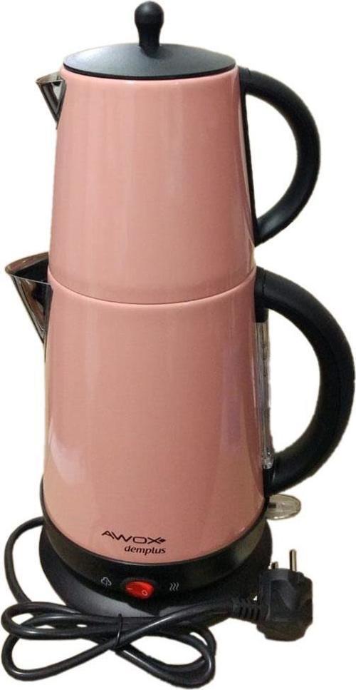 Demplus Çelik Çay Makinesi Pembe