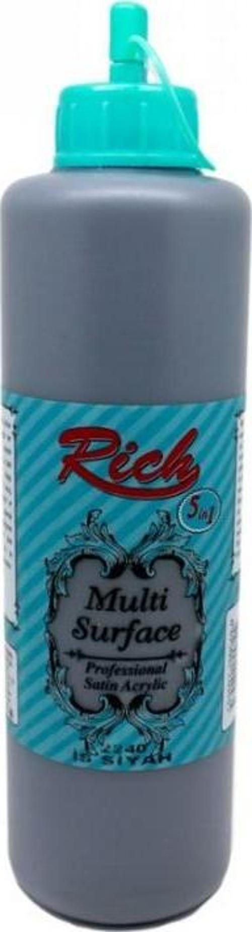 Multi Surface Akrilik Boya 500cc 2240 İs Siyah