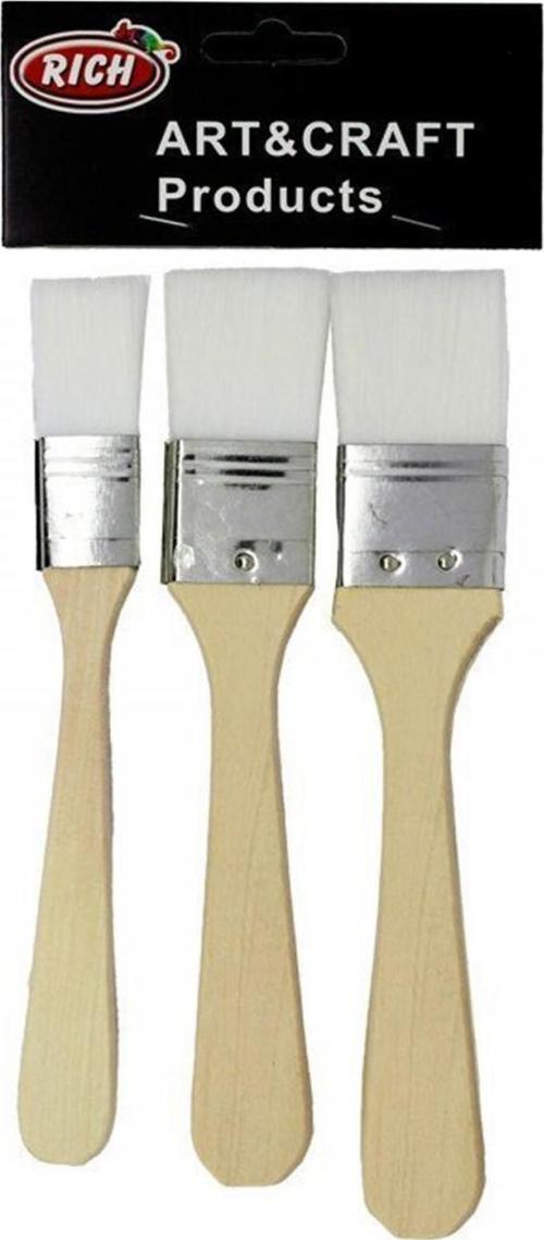 Zemin Fırça Seti 3 Lü rich-zemin-firca-set-3 Beyaz Kıl Fırça