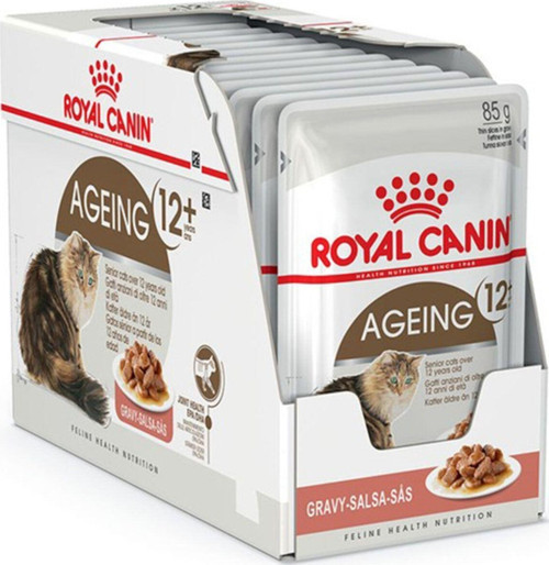 Senior Ageing 12+ Gravy Pouch Yaşlı Kedi Yaş Maması 12 x 85 G
