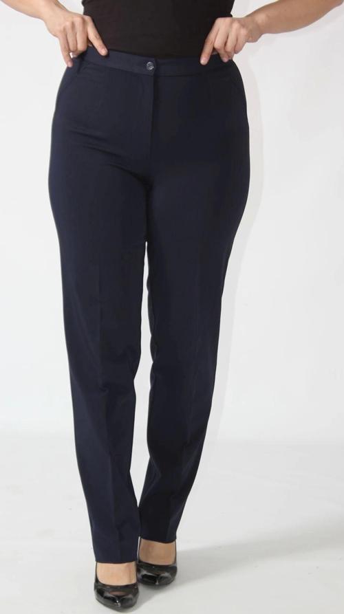 2555 Gizli Cep Modeline Sahip Büyük Beden Pantolon Lacivert