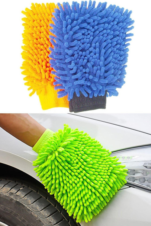 Makarna Eldiven Mikrofiber Temizlik Eldiveni Araba Yıkama Eldiveni Oto Yıkama Eldiveni