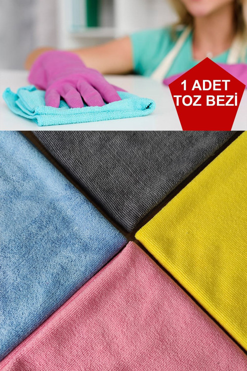 Toz Bezi Toz Tüy Bırakmaz Kolay Temizler Leke Tutmaz 40X40Cm (1 Adet)