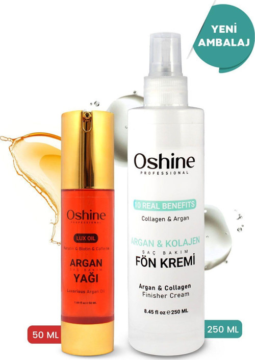 Argan Yağı Saç Serumu & Isıya Karşı Koruyucu Argan Kolajen Saç Spreyi