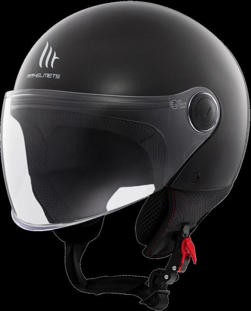 Kask Mt Helmets Street S A6 Mat Siyah Çenesiz