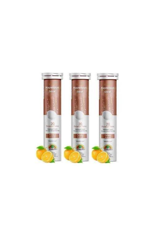 Magnezyum Sitrat 20 Efervesan Tablet X 3 Adet