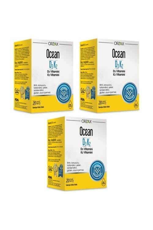 Vitamin D3k2 Damla 20 Ml 3'lü Paket