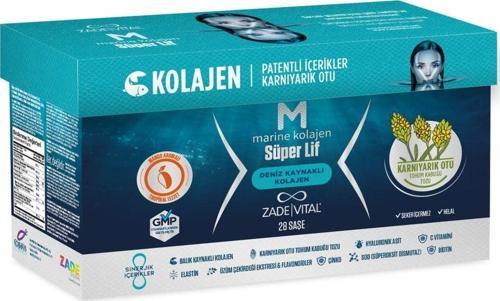 Marine Kolajen Süper Lif Hidrolize Balık Kolajeni (28 TOZ SAŞE)