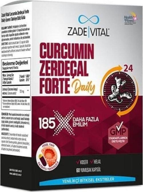 Curcumin Zerdeçal Forte Daily 60 Yumuşak Kapsül