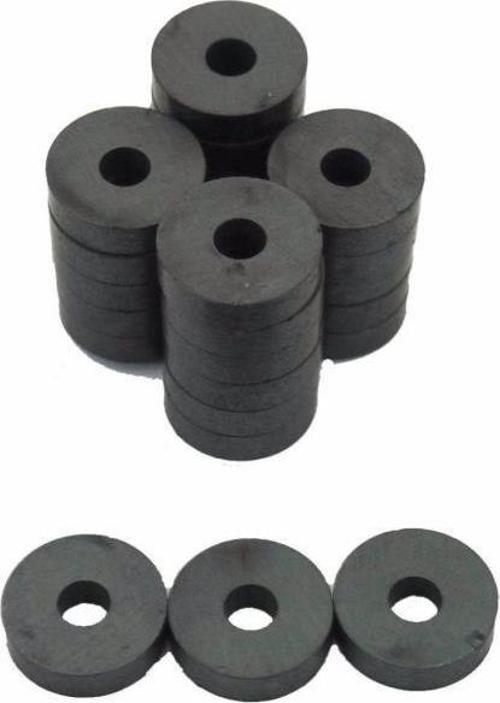 Yuvarlak Mıknatıs 30 lu Mini Mıknatıs 1.5 cm Kömür Halka Mıknatıs