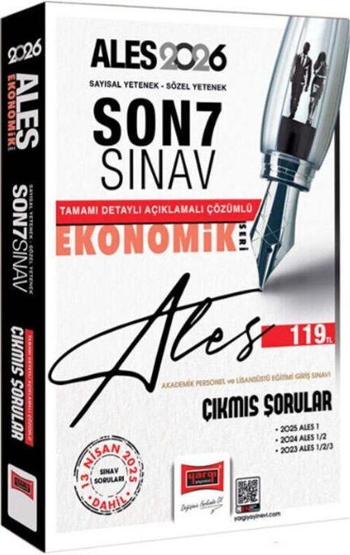 Yargı Yayınları 2026 ALES Ekonomik Seri Son 7 Sınav Çıkmış Sorular
