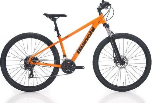 BIANCHI MAGMA 27.3 ERKEK DAĞ BİSİKLETİ 480H HD 27.5 JANT 21 VİTES TOURNEY ORANGE BLACK GLOSS