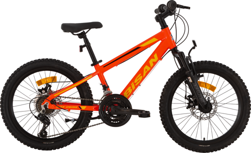 KDX 2600-D-25 ERKEK ÇOCUK BİSİKLETİ 28CM MD 20 JANT 21 VİTES NEON TURUNCU SARI SİYAH