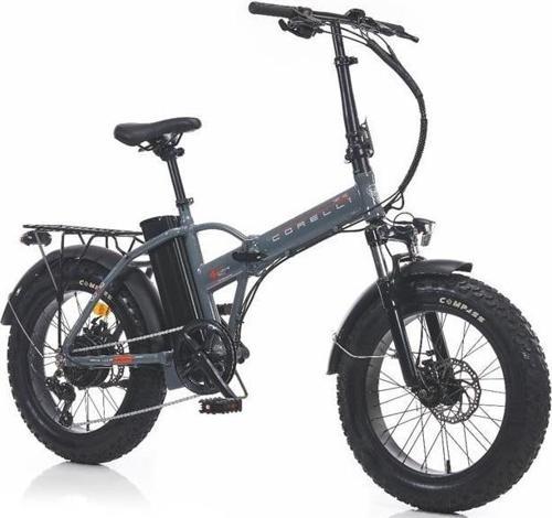 VONIQ ECO FAT BIKE ELEKTRİKLİ KATLANIR BİSİKLET 42CM MD 20 JANT 7 VİTES GRAY