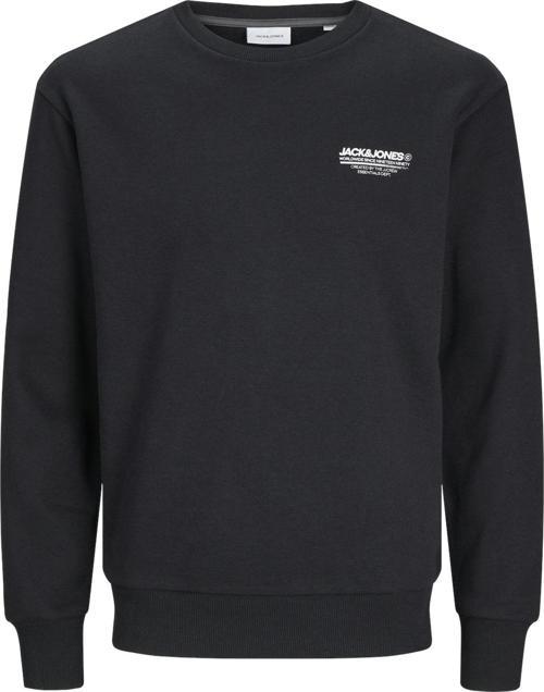 Erkek Jjolıve Bisiklet Yaka Sweatshirt 12256831 Siyah