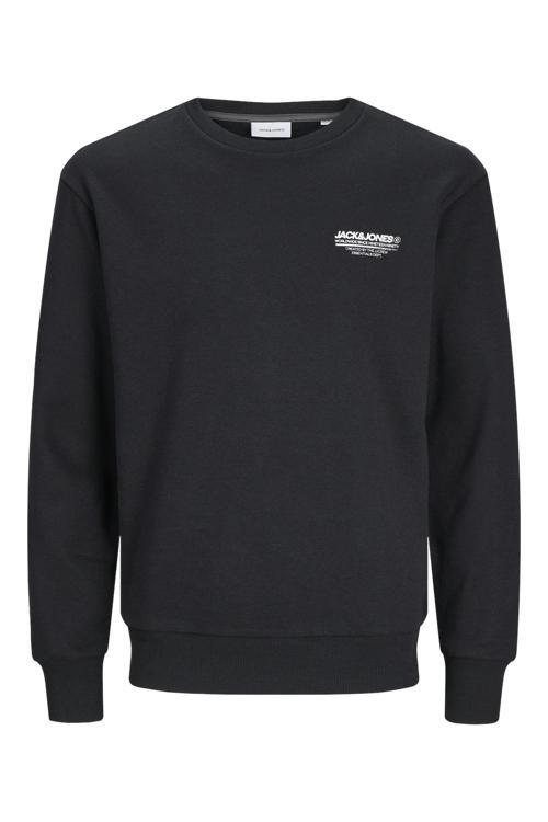 Erkek Jjolıve Bisiklet Yaka Sweatshirt 12256831 Siyah