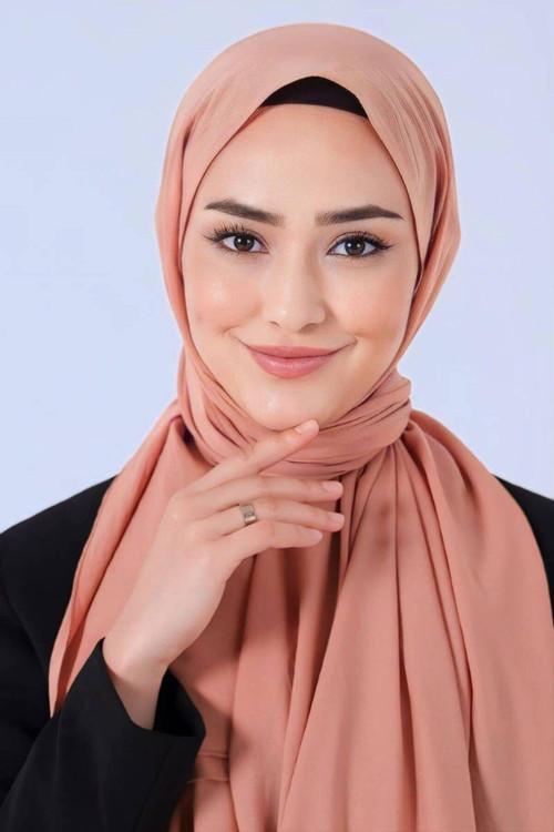 Asyaşal Şeftali(İnce Hassas Ütü İstemeyen Rahat Konforlu Bir Kumaş Özel Ve Günlük )