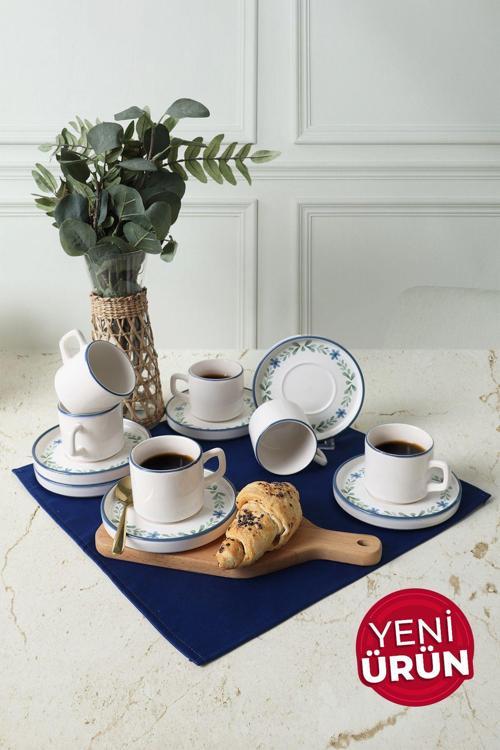 Daphne Stackable Çay Takımı 12 Parça 6 Kişilik 22921-24