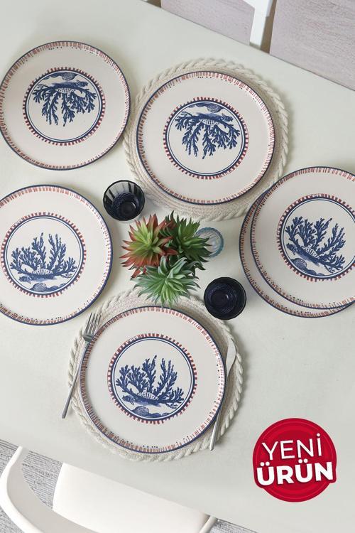 Marine Wonders Nordic Servis Tabağı 28 Cm 6 Adet 227411