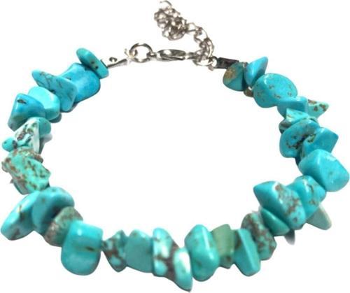 Sertifikalı Burç Bilekliği Doğal Taş Turkuaz Taşı