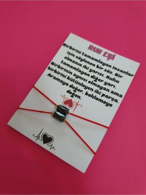 Sertifikalı Ruh Eşi Hematit Taşı Mıknatıslı Sevgili Bilekliği