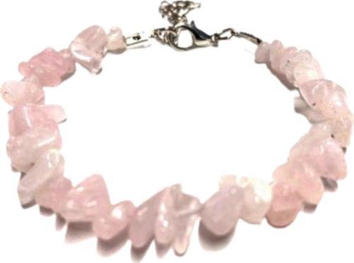 Sertifikalı Burç Bilekliği Doğal Taş Pembe Kuvars Taşı