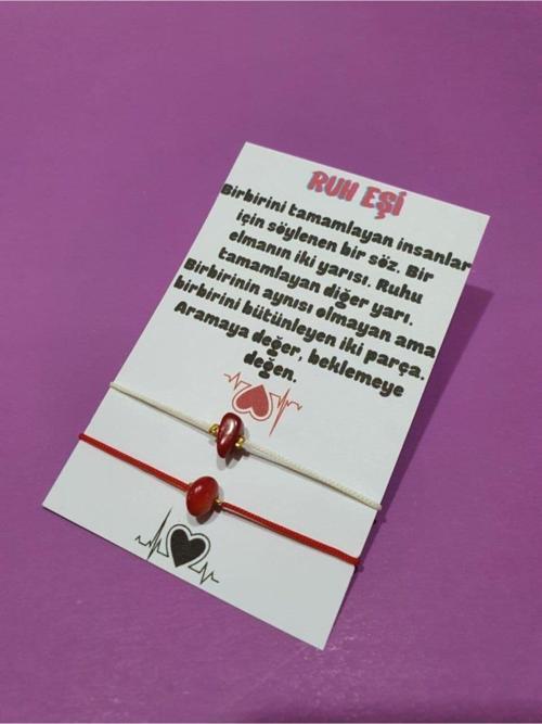 Sertifikalı Ruh Eşi Mercan Doğal Taşlı Ip Bileklik