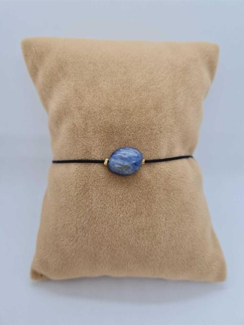 Sertifikalı Apatit Doğal Taş Bileklik Makrome Ayarlamalı Kilit Sistemi