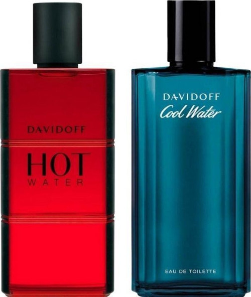 Cool Water EDT 125 ml + Hot Water EDT 110 ml Erkek Parfüm Seti