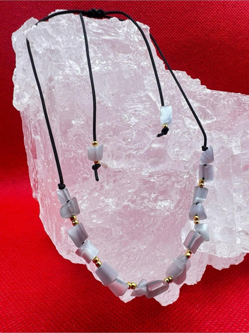 Sertifikalı Doğal Taş Kedi Gözü Tasarım Bileklik Handmade AAA Kalite