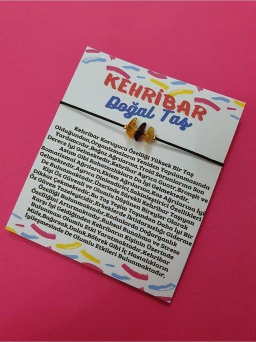 Sertifikalı Kehribar Bileklik Asansörlü Ayarlanabilen Ip Bileklik