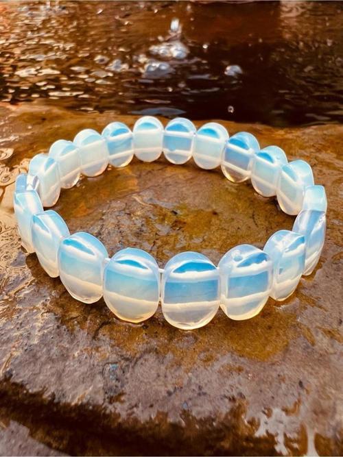 Sertifikalı Doğal Opal Taşı Özel Kesim Rolex Bileklik