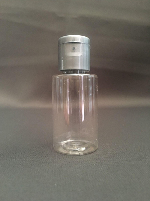 25 Adet 30 Ml Fliptop Kapaklı Om80 Gri Kapaklı Dezenfektan Kolonya Boş Plastik Şişesi