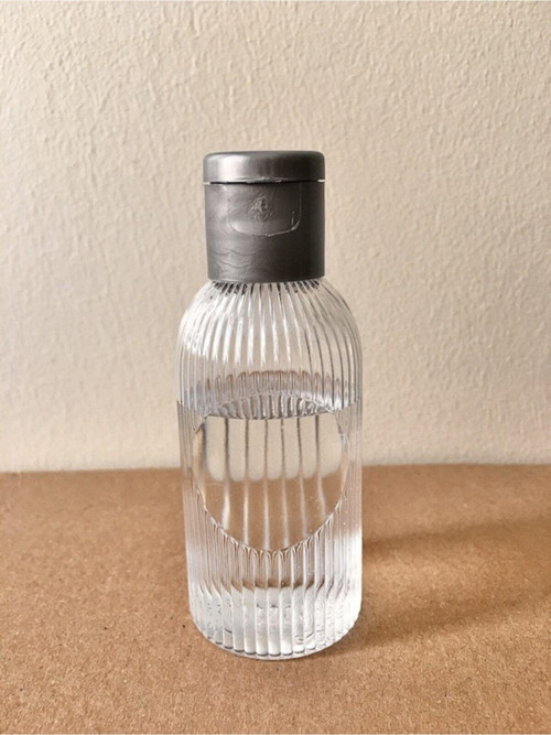 25 Adet 50 Ml Gri Fliptop Kapak Dnz21 Özel Tasarım Dezenfektan - Kolonya - Parfüm Boş Şişesi