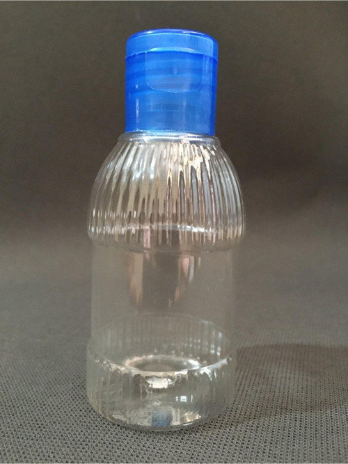 10 Adet 50 Ml Flip Top Mavi Kapaklı Est Likit Mürekkep Dezenfektan Kolonya Boş Plastik Şişesi