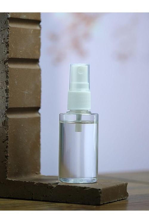 10 Adet 50 Ml Sprey Başlıklı Kolonya Dezenfektan Şişesi