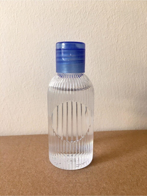 50 Adet 50 Ml Mavi Fliptop Kapak Dnz21 Özel Tasarım Dezenfektan - Kolonya - Parfüm Boş Şişesi