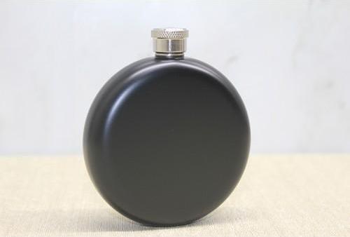 Büro Ev Ofis Hediyesi için 140ML Tekli Siyah Yuvarlak Matara