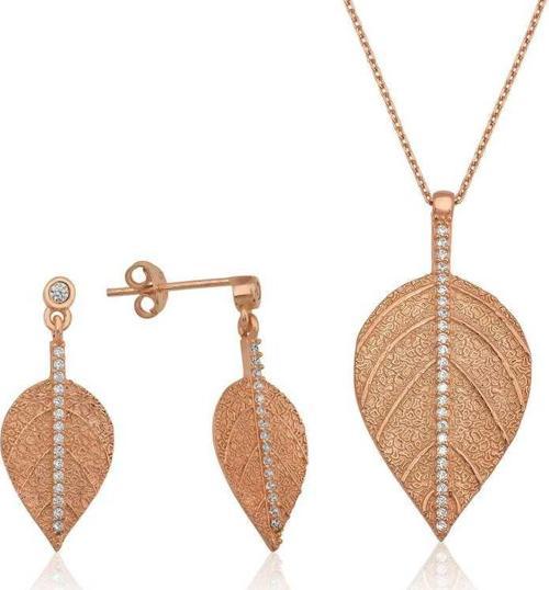 Gümüş Yaprak İkili Set SL1306